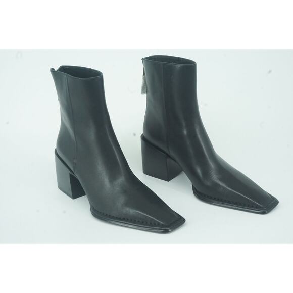 Alexander Wang Parker Square Toe High Block Heel Ankle Booties SZ 38.5 New $750 - Picture 9 of 11